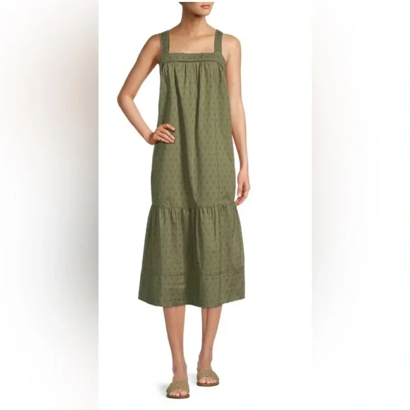 Dresses | Xxl New Wtags Womens Clip Dot Midi Dress | Poshmark